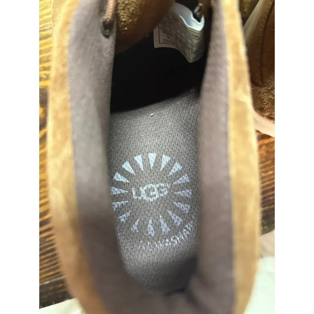 UGG Brown Lace Up Boots Mens Size 5